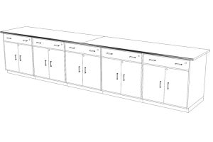 14-Ft Processing Work Island